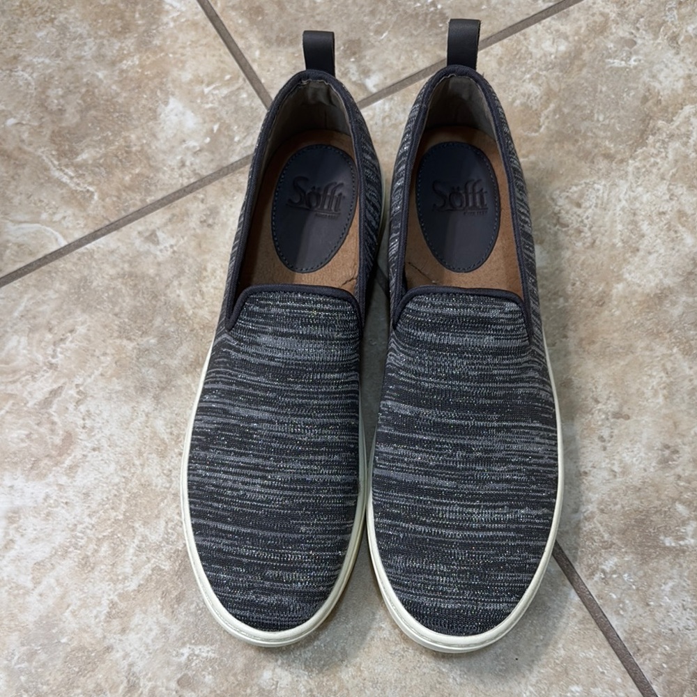 Sofft Women’s Charcoal Slip-On Loafers